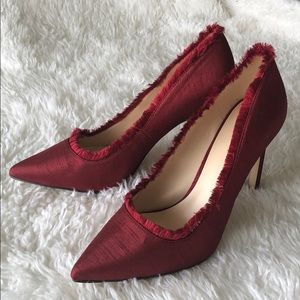 Nine West Fabric Pump Red
